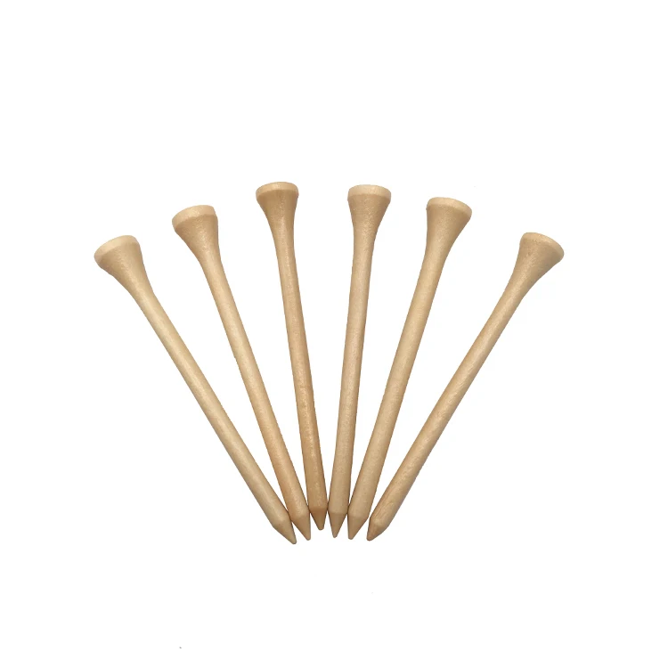 OEM Logo Wooden Material Cheap Golf Ball Tee