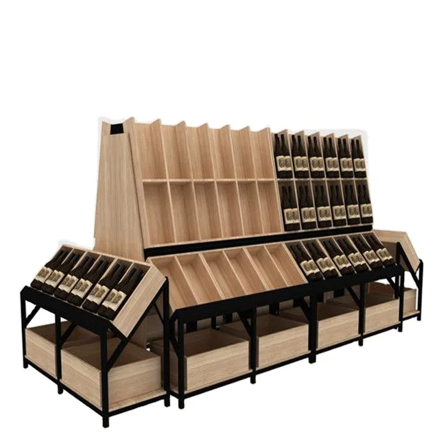 Wines & Spirits display wine rack cabinets holders