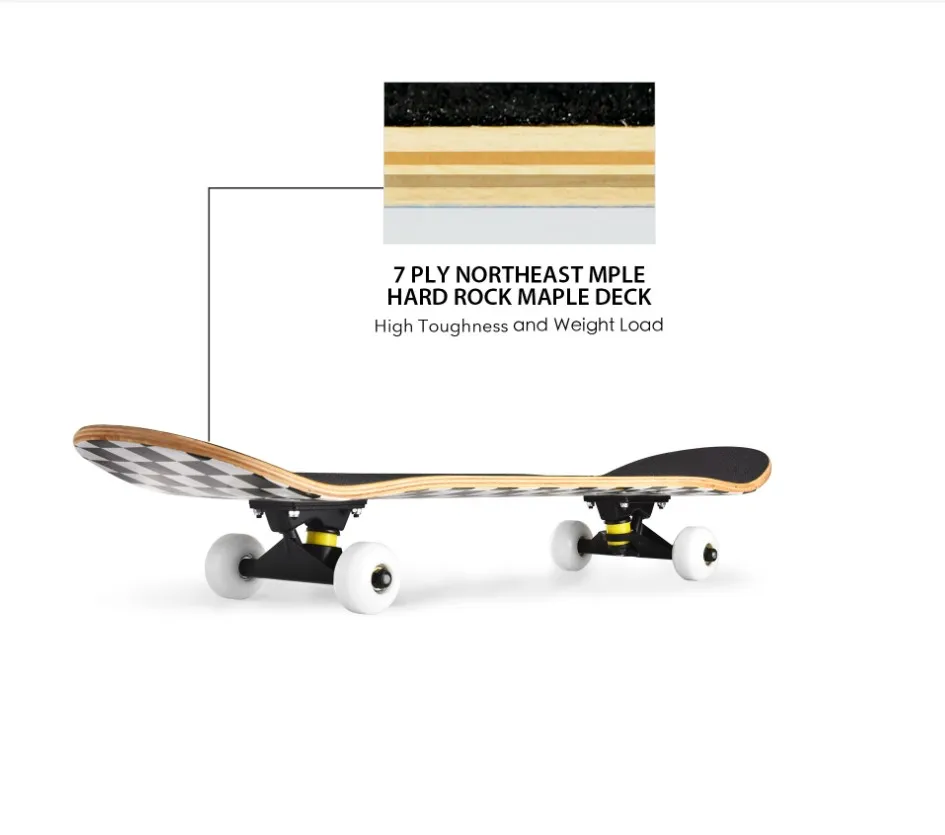 EACHkids 31*8 Inch Skating Board Customize Surfing Skate Board Prices Skateboard for Adult