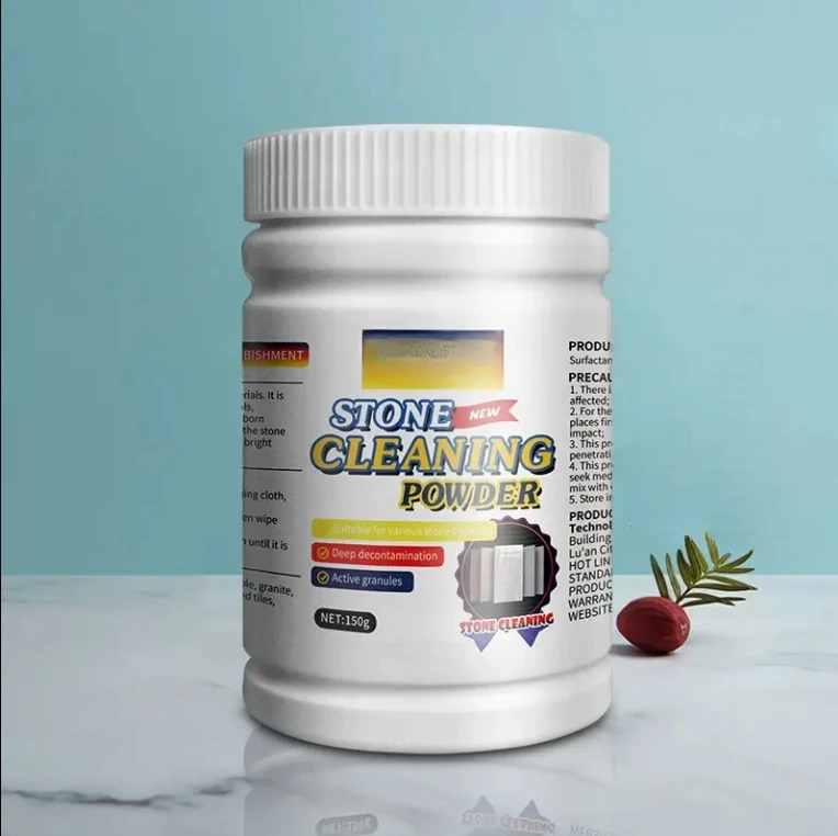 Stone Cleaning Powder Marble Quartz Stone Countertop Cleaner Kitchen Ceramic Tile Strong Decontamination Powder