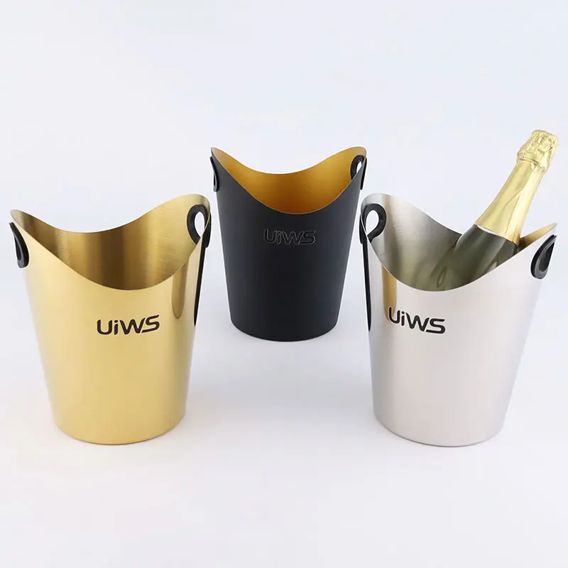 Low Price Stainless Steel Champagne Bucket Beverage Tubs Wine Ice Bucket Ice Cube Bucket