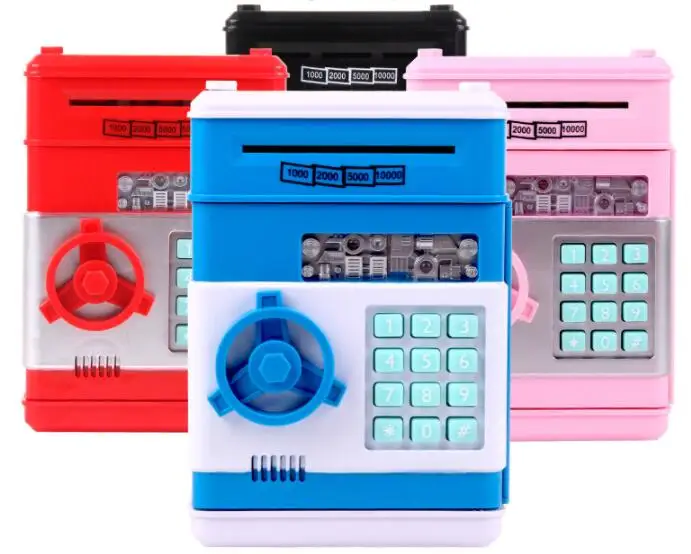
 Копилка для детей, банкомат, музыка, сопровождаемая автоматической копилка, подарки родителей и детей  