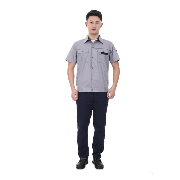 Customized Cotton Jacket and Pants Factory Working Uniforms Overall Workwear