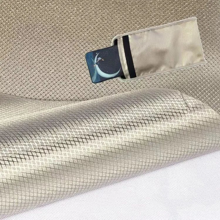 RFID Blocking credit cards passport personal information protection fabric faraday box lining fabric