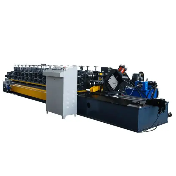 Automatic Aluminum C U Channel Purlin Villa Light Gauge Steel Keel Stud and Track Metal Profile Frame Roll Forming Machine