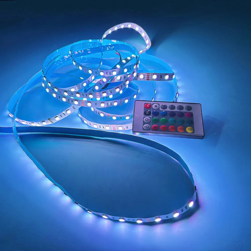 WS2812B Digital 5050 smd RGB IC Flexible White Black PCB 2m 3m 5m 10m 15m 20m 30 meter 40m 10mm 12mm Full Colour Led Light Strip