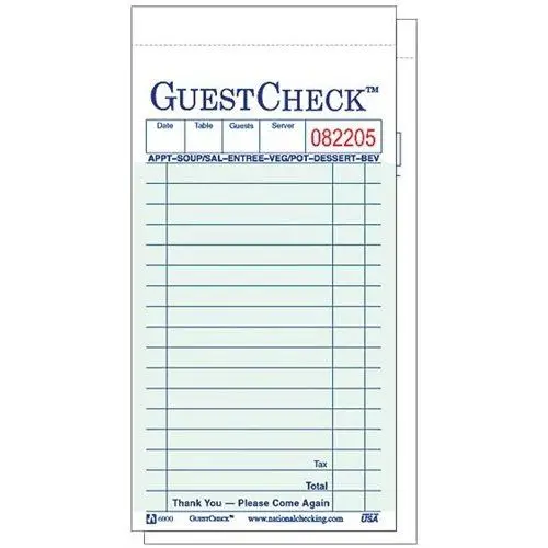 Карбоновая книга для заказа в ресторане, гостевая бумага, индивидуальная печать, хорошая цена, карбоновая бумага