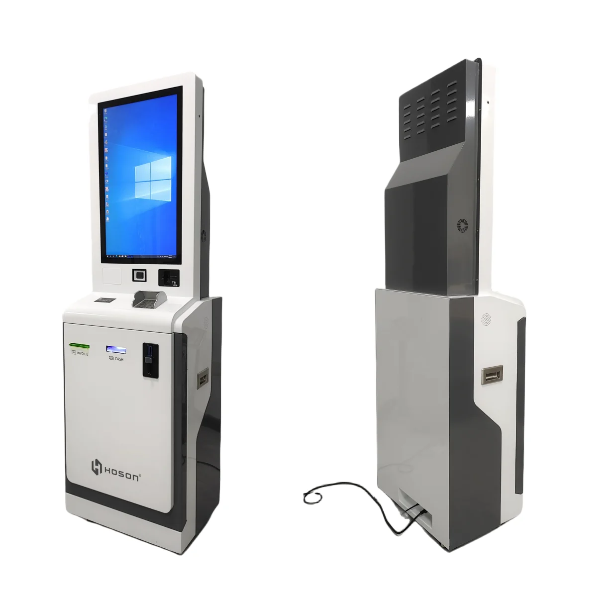Automatic Banknote Deposit Machine  Cash Register Coin Receiver Self Service Kiosk NFC Card Reader Payment Kiosk