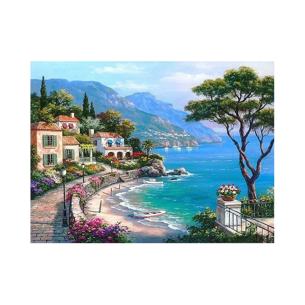 Wholesale Diy Painting by Number Sets  Oil Painting Hand-painted for Home Decor Unique Gift