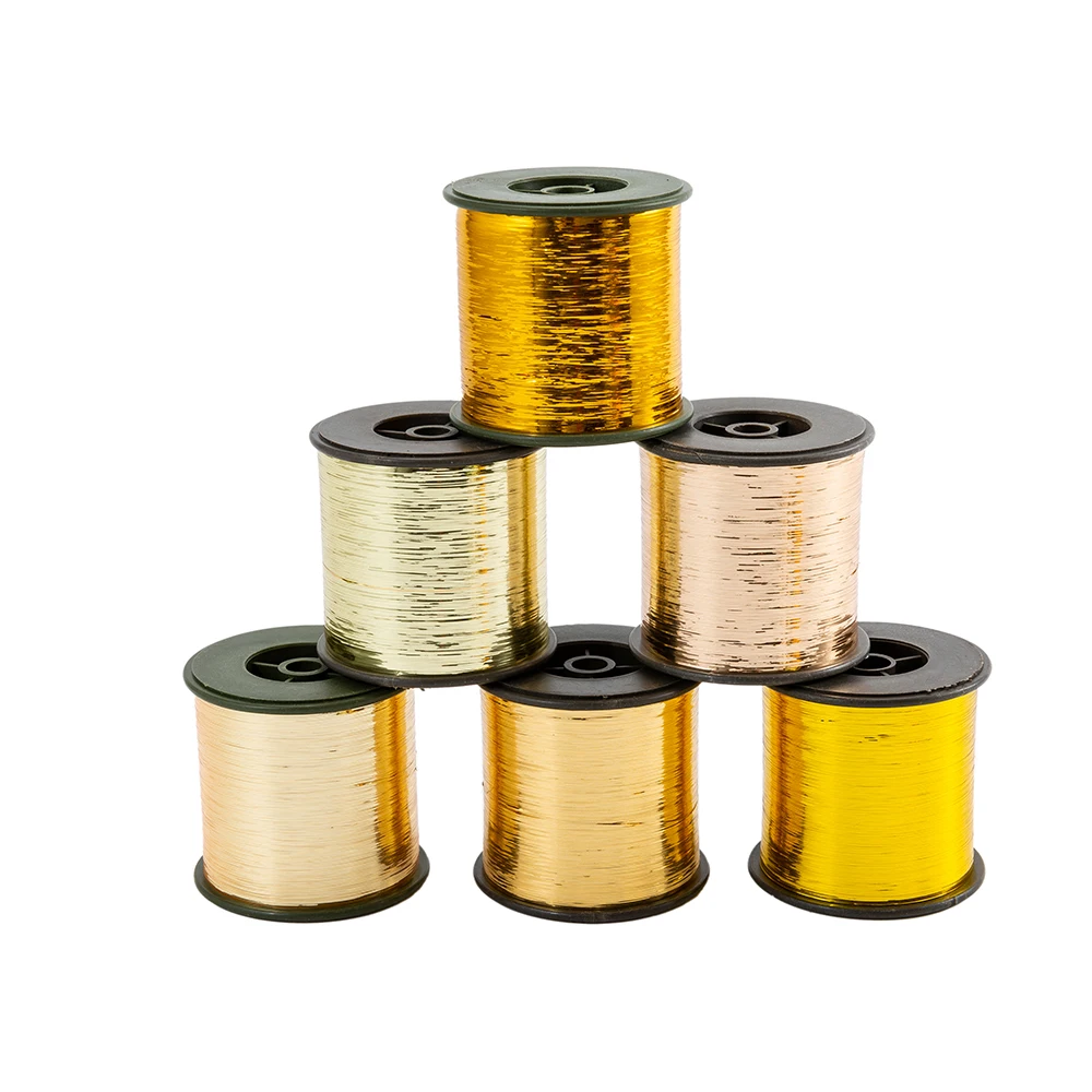 Top Quality Wholesale M Type gold colorful metallic yarn for knitting