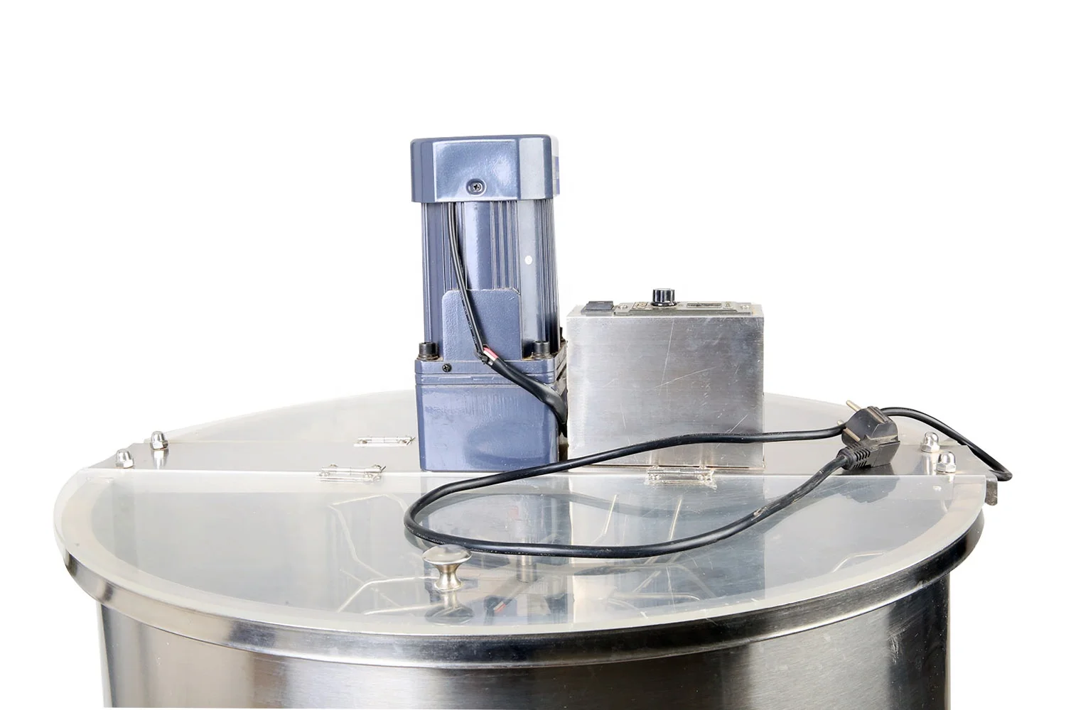 6 frames electrical seamless honey extractor Automatic Honey Centrifuge Machine With Vertical Motor