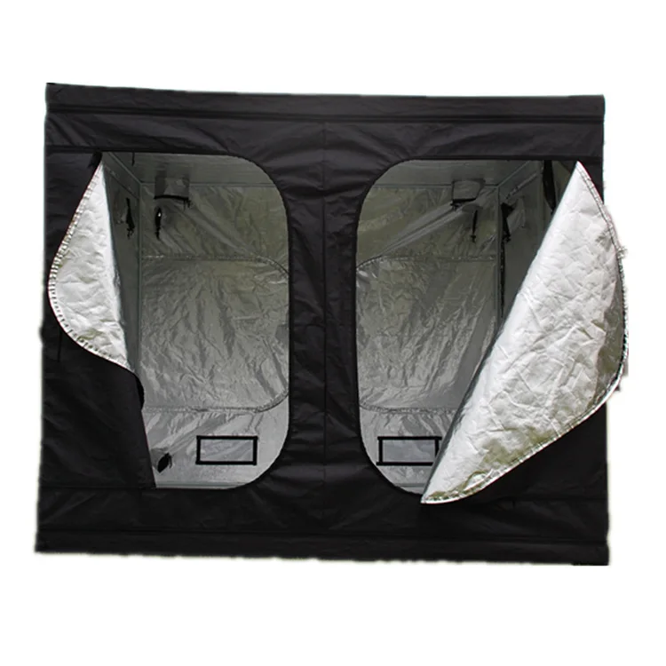 240x240x200cm greenhouse 600D greenhouse grow tent mylar reflective fabric LED growth lamp tent