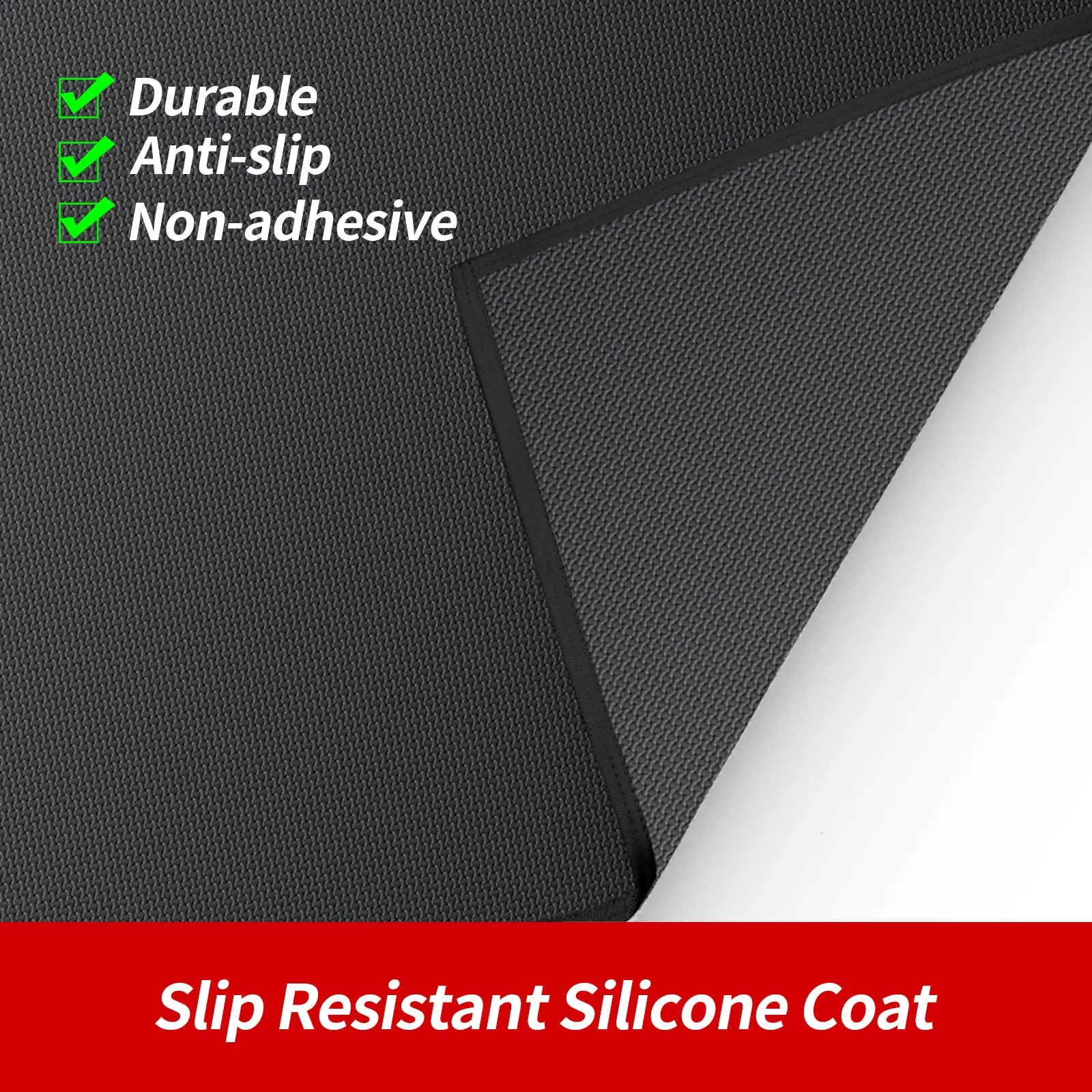 To Protect Deck And Patios Fireproof & Oil-Proof Silicone Coating Patio Mat with Aluminum Foil Insulation