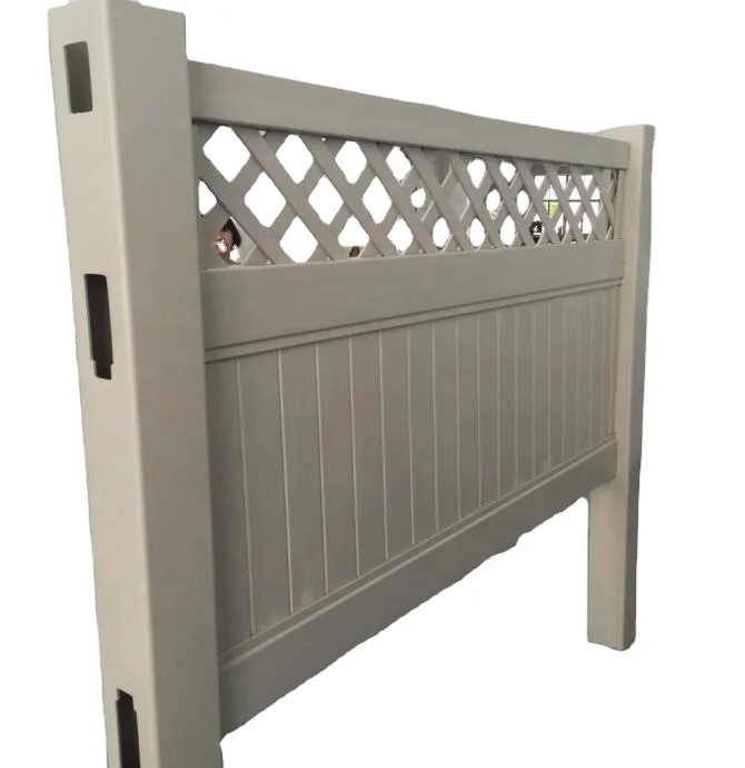 Lifetime Warranty Doghe in Pvc Per Recinzioni Fencing Trellis Plastic Fence