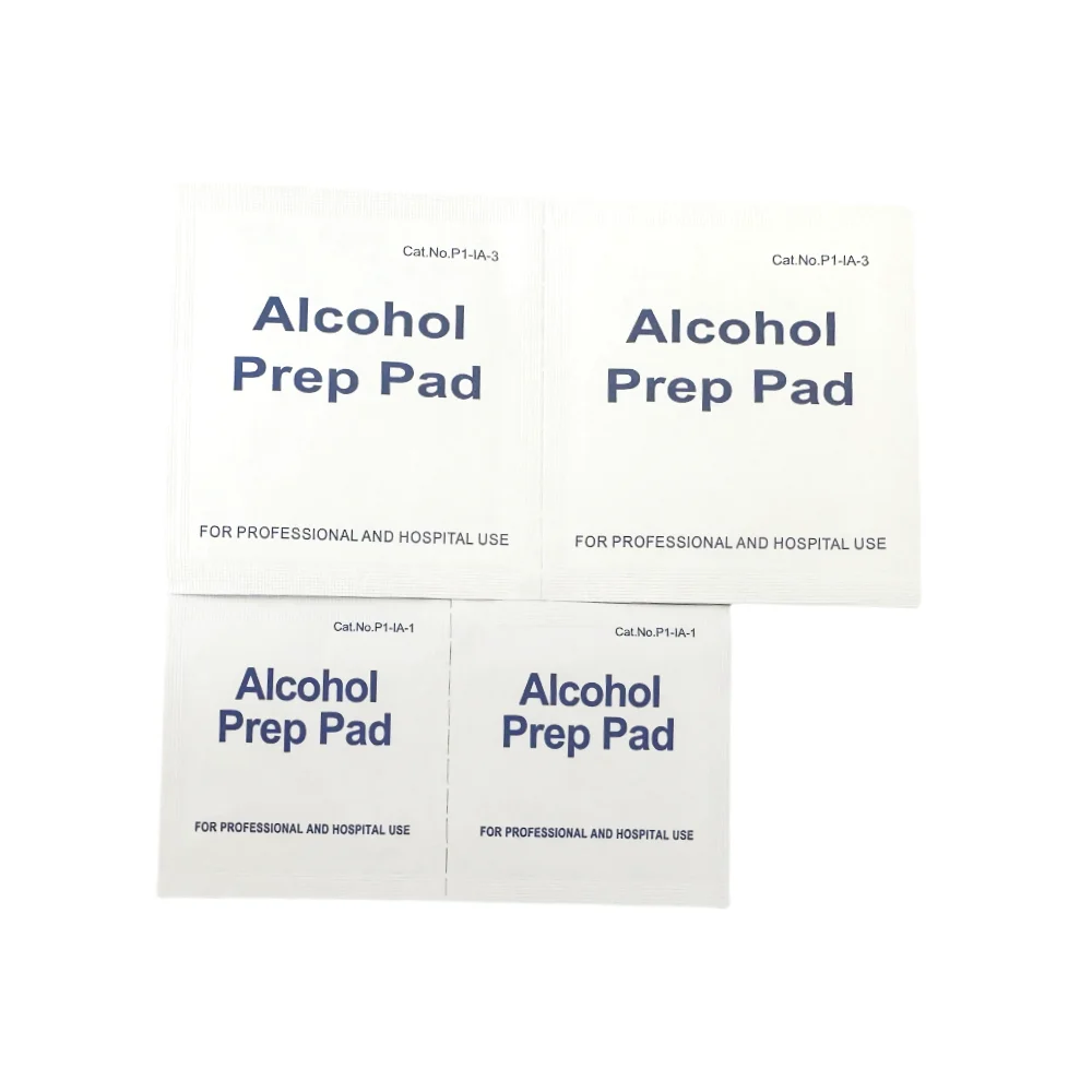 Custom alcohol prep pad swab wipes small alcohol wipes antibacterial alcohol wipes