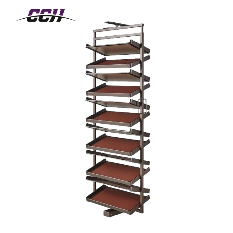 CCH Hot Sale Shoe Rack Organizer 12 Tier Rotating Shoe Rack Soft Closing 360 Bedroom Shoe Rack
