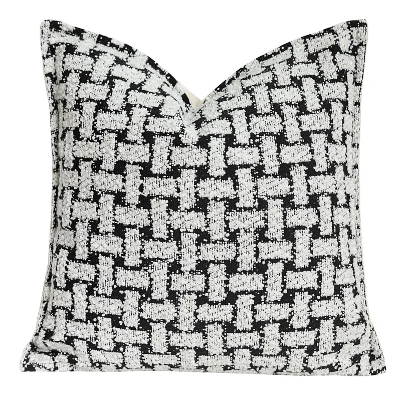 Luxury Nordic Style Chenille Cushion Cases Patchwork Decorative Pillows Throw Pillow Covers for Couch Living Room Europe Style