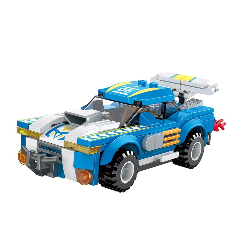 Creative Changeable Racing Car DIY Toy Construction Children Educational Assemble Building Block