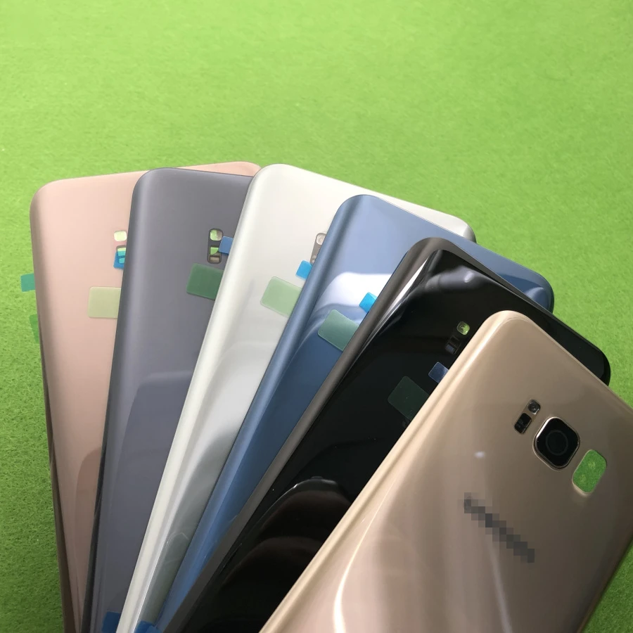 Стекло для Samsung Galaxy S8 Plus G950 G950F G955 G955F задняя крышка батарейного отсека запасная