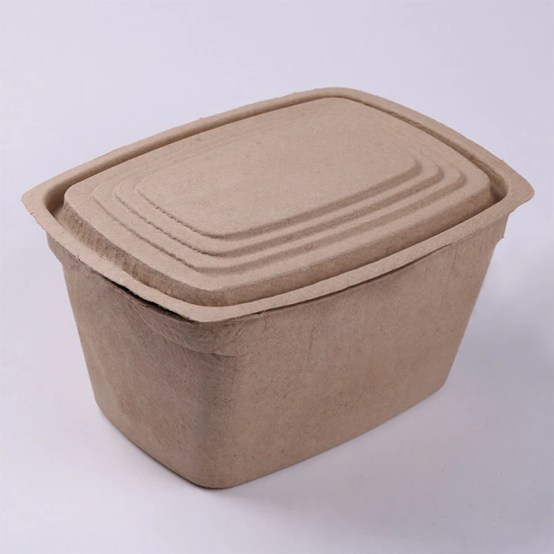 100% biodegradable wood pulp box storage small box industrial use dry pressure packaging box