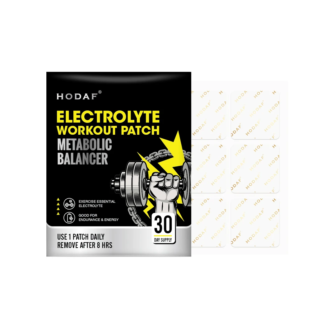 Supports Wellness with Functions Cruelty Free Water Resistant Electrolyte Workout Patch