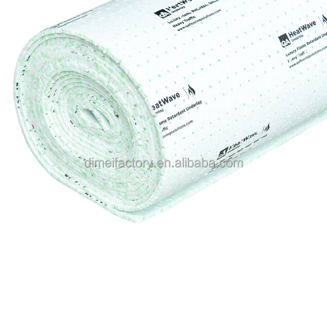 High quality fire retardant carpet underlay