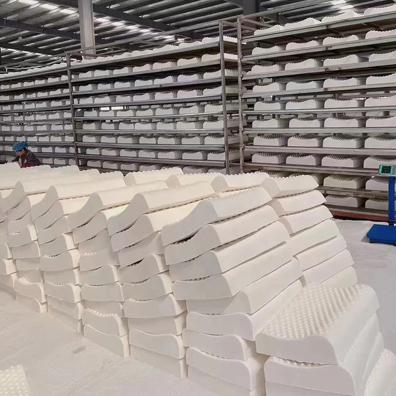 Super Comfort Hypoallergenic OEM ODM Natural Latex Foam Pillows