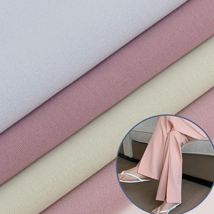 90 Polyester And  10 Spandex 100D Polyester Twill 4 Way Stretch polyester spandex fabric