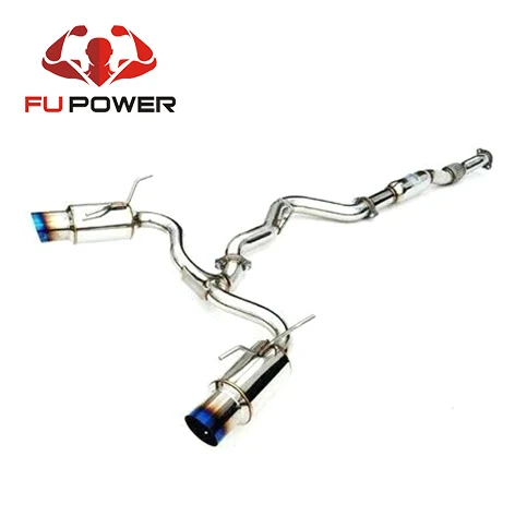 N1 Cat-Back Exhaust System exhaust manifolds and down pipes for Subaru Impreza WRX STi 2.5L Turbo Hatchback 08-14