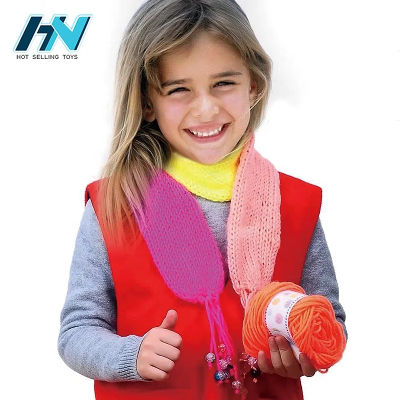 Creative Gifts Girls DIY craft kit weaving loom loops weaving loom Toys knitting kits for children