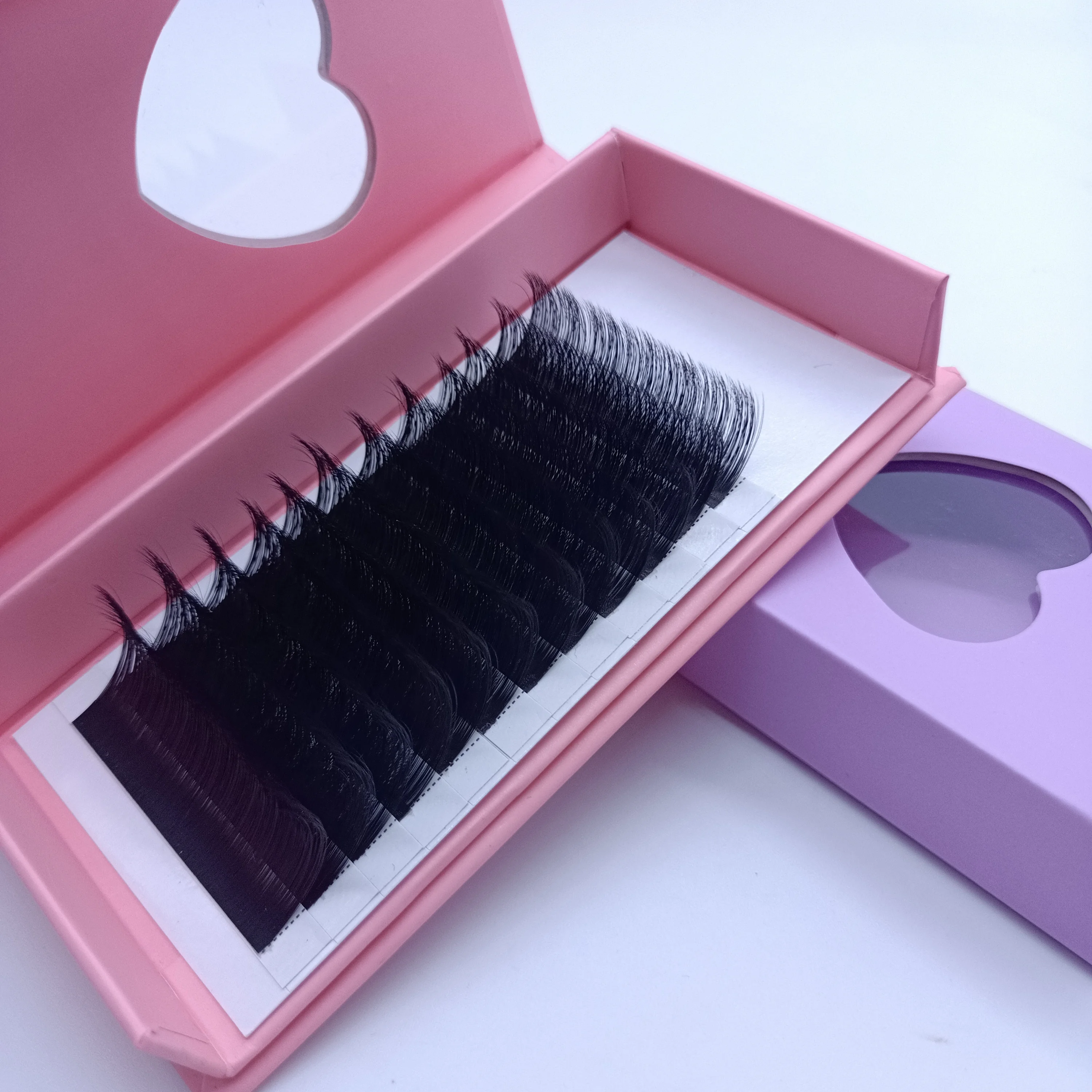 Korean silk eyelash extension cashmere soft and dark matte individual eyelash extension wholesale