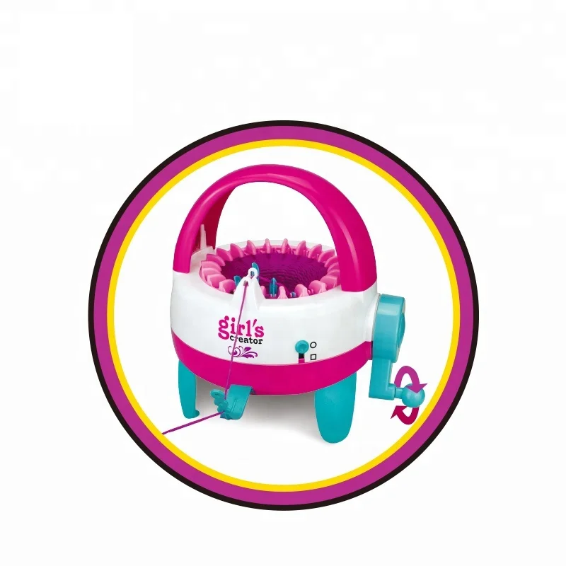 Высокое качество для девочек плетение игрушки Швейные вязальные машины детей