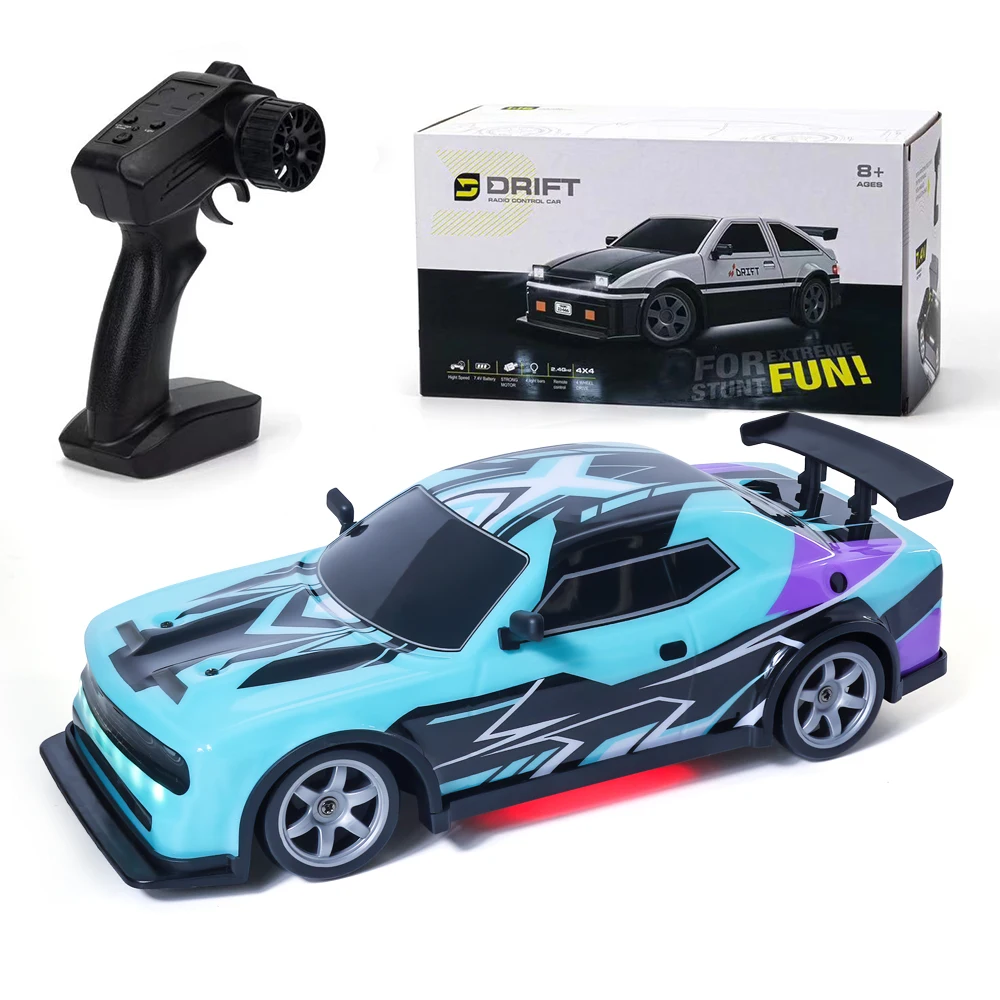 Customized 1/16 AE86 4WD GTR RC Racing Vehicle Toys Drift Cars Gifts For Adults&Kids