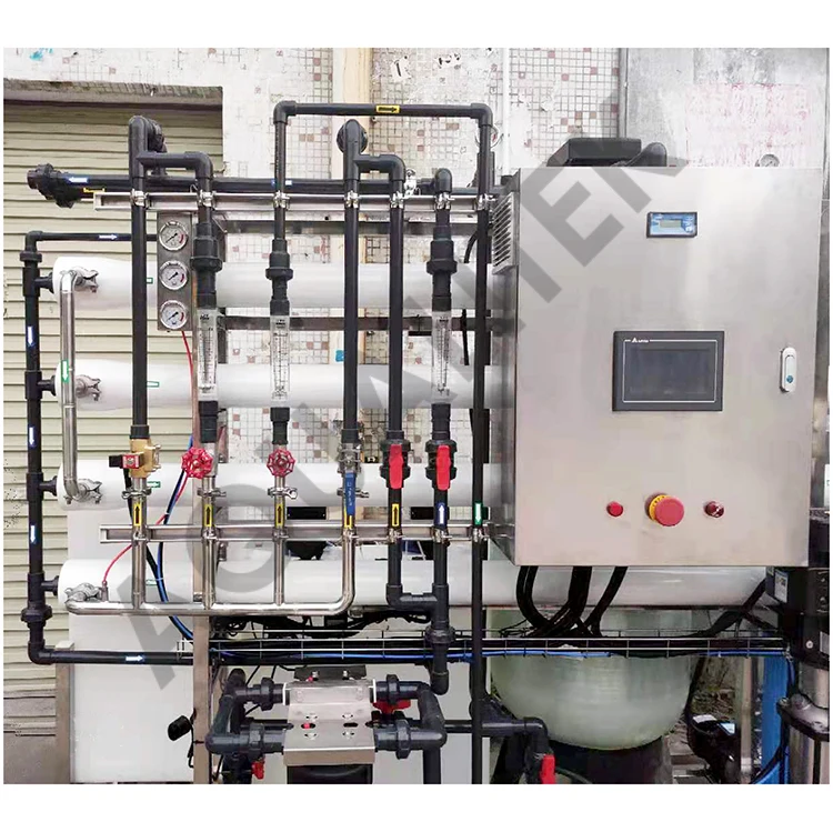 Water Purifying Machine Drinking Auto Control Industrial Alkaline Ro 1500lph Tank Water Treatment Plant