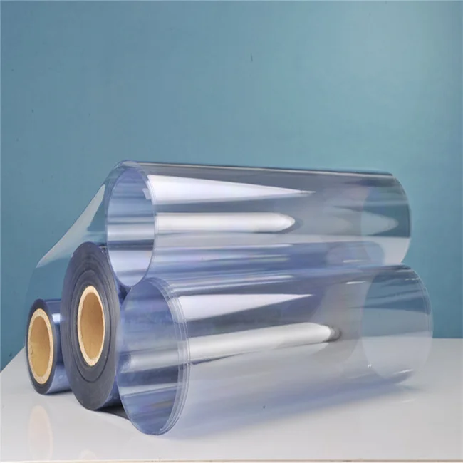 JINCAI 0.25mm Clear Pharmaceutical pvc/pvdc film pvc/pe plastic film for medicine blister packaging