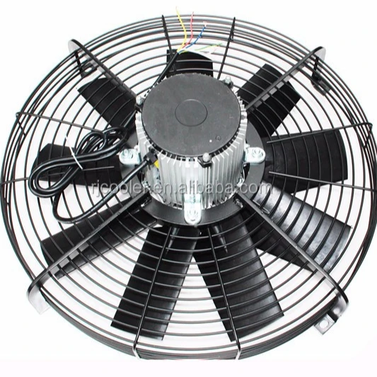 Aluminum Metal Fan motor axial cooling fan for heat exchanger