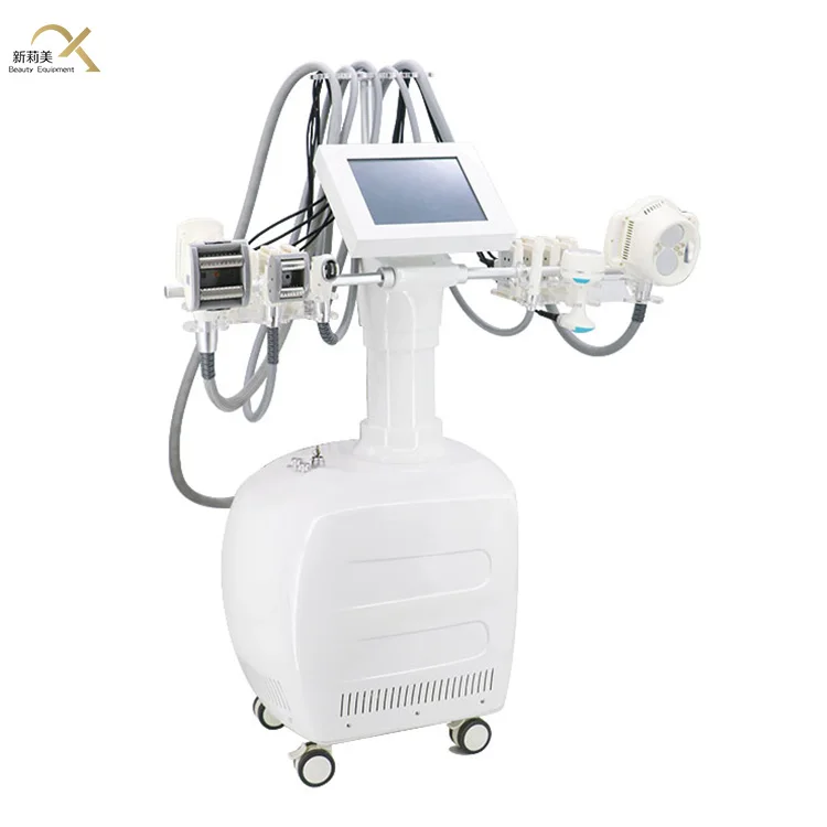 6 in 1 40khz ultrasonic cavitation 2.0 rf slimming beauty machine ultra slimming body  muscle stimulate beauty machine
