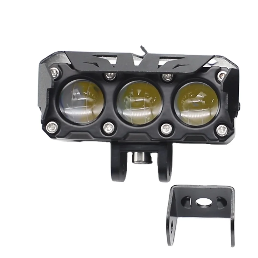 External laser gun super bright high low beam led motorcycle light