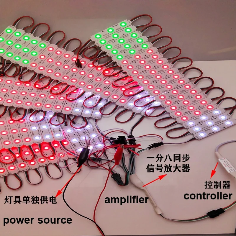 12 В 3 светодиод Водонепроницаемый SPI цифровой RGB умный пиксель светодиодный точечный свет адресуемый WS 1903 2811 модуль