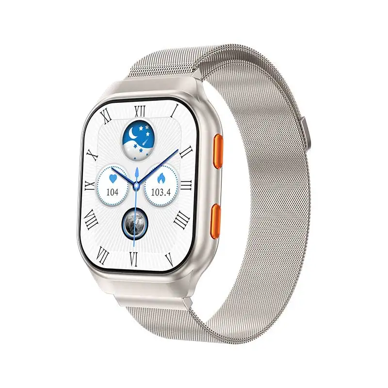 SWL FW16E Super Narrow Bezel Amoled HD Display Bluetooth Call Measure Multiple Skin Tones Heart Rate Oxygen Glucose Smart Watch