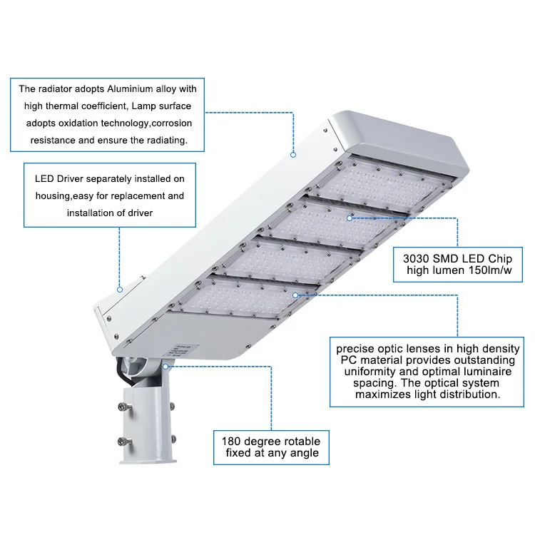 High Quality outdoor led module street light 50w 100w 150w 200w 250w tennis shoebox twin lamps