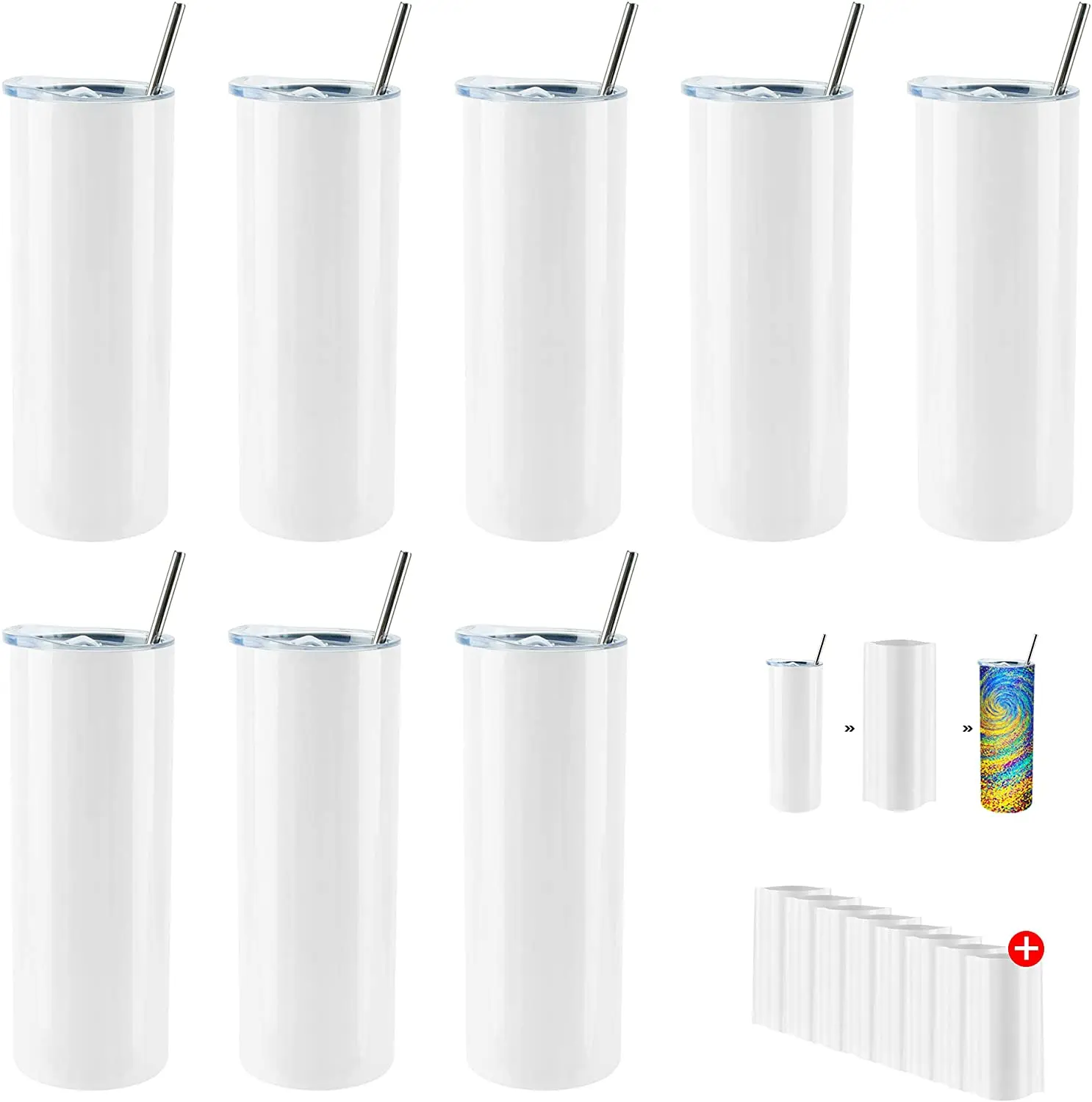 Yeway Stainless Steel Skinny Tumbler Gelas Air Bulk Vacuum Insulated Tumbler Double Wall For Coffee Water Sublimation Tumbler