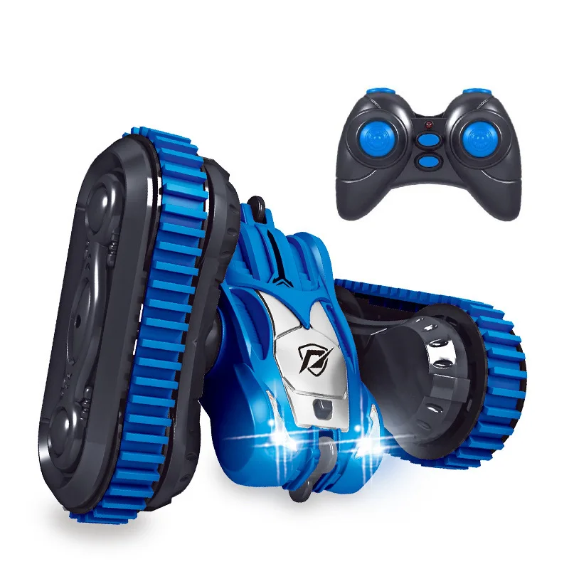 2.4G remote control car 2 in 1 remote control stunt car high and low speed tumbling double-sided car