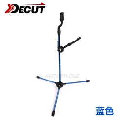 Archery Bow Stand Holder Foldable Metal Construction Traditional Recurve Bow Bracket Rack Hanger Hunting Shooting Accessory