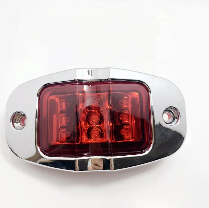 new design daul function  led marker lights led side clearance  lights with bezel universal truck towing trailer RV bus etc