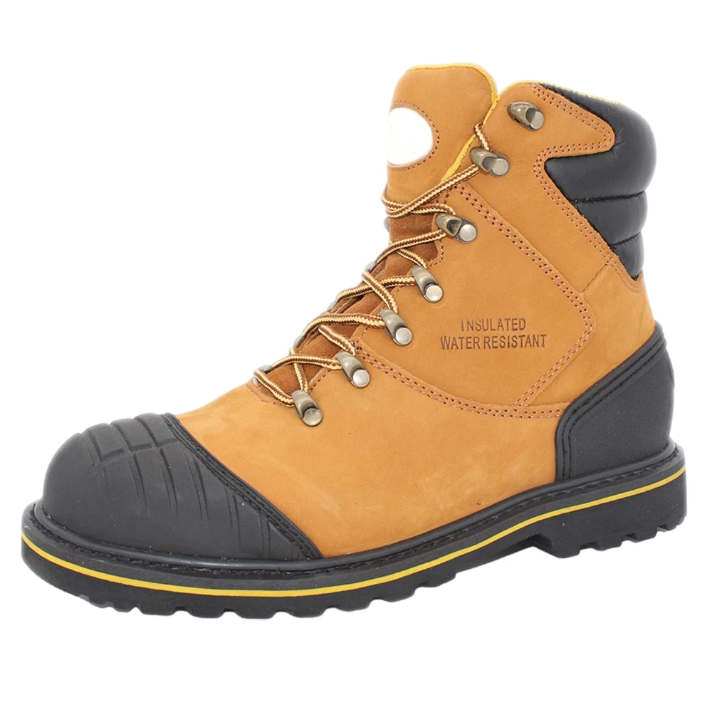 Мужские рабочие Промышленные ботинки goodyear welt водонепроницаемые длинные защитные со стальным носком