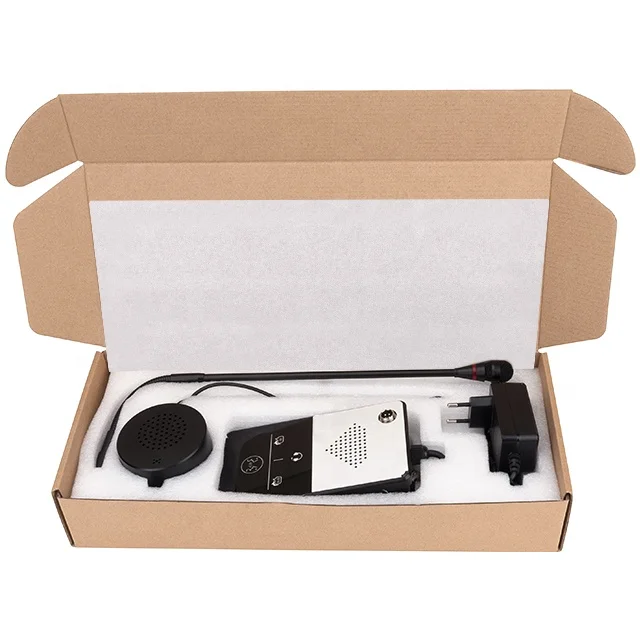 Любая система счетчика окна внутренней связи с двухсторонним микрофоном 3 Вт