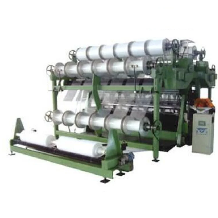 Chinese Fashion Company Model No.DR5 Double Needle Bar Raschel Shade Net Makinery Warping Knitting Machine