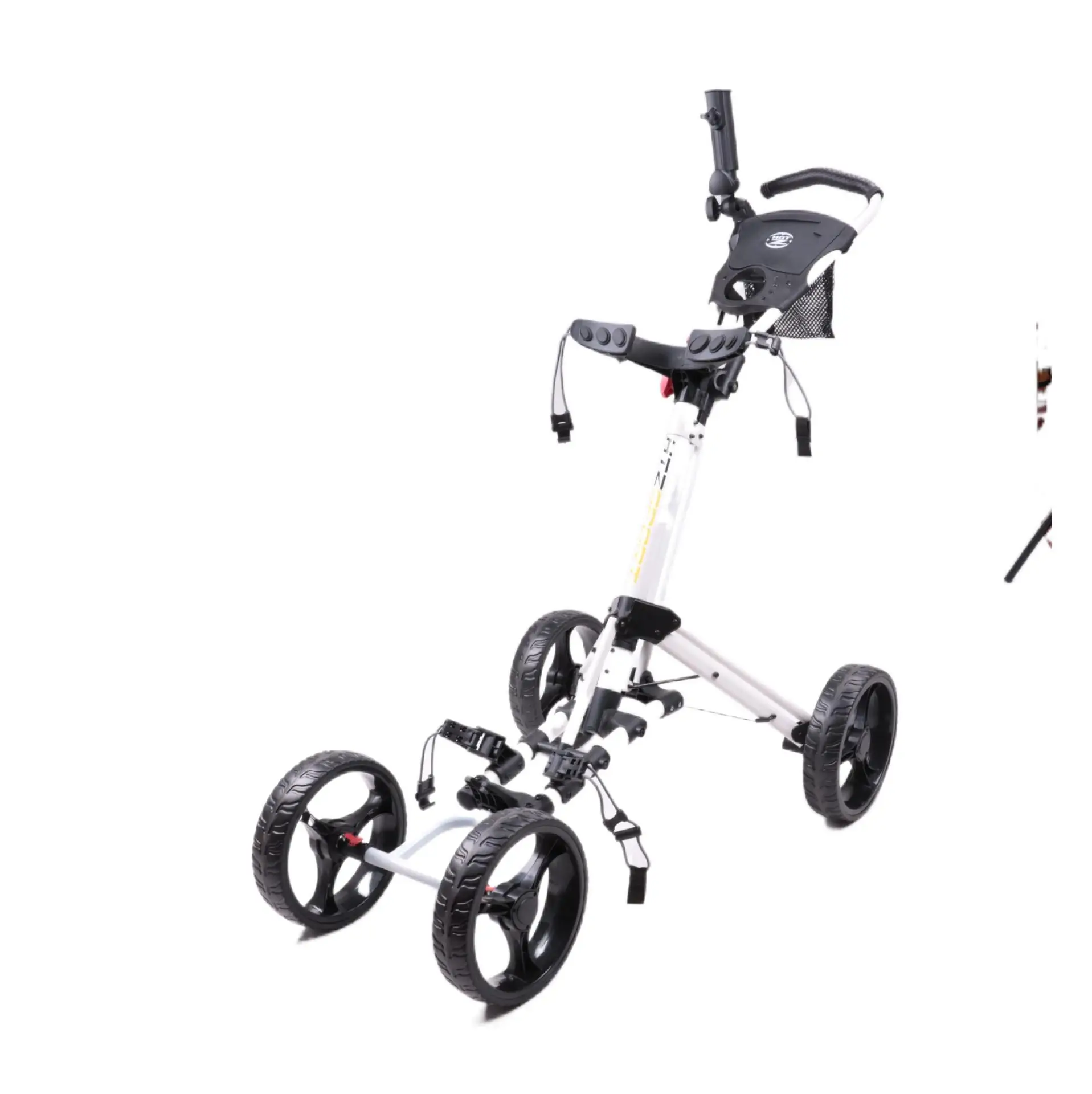 Factory direct sale four-wheel aluminum golf bag trolley