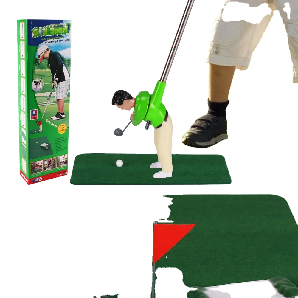 Indoor Miniature People Golf Game, Indoor Golf Game Club Set Toys
